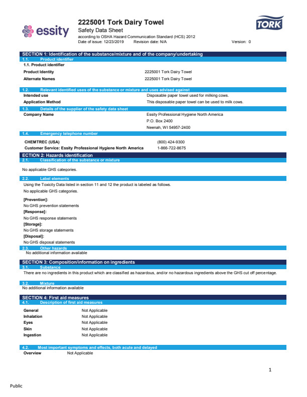 Safety Data Sheet