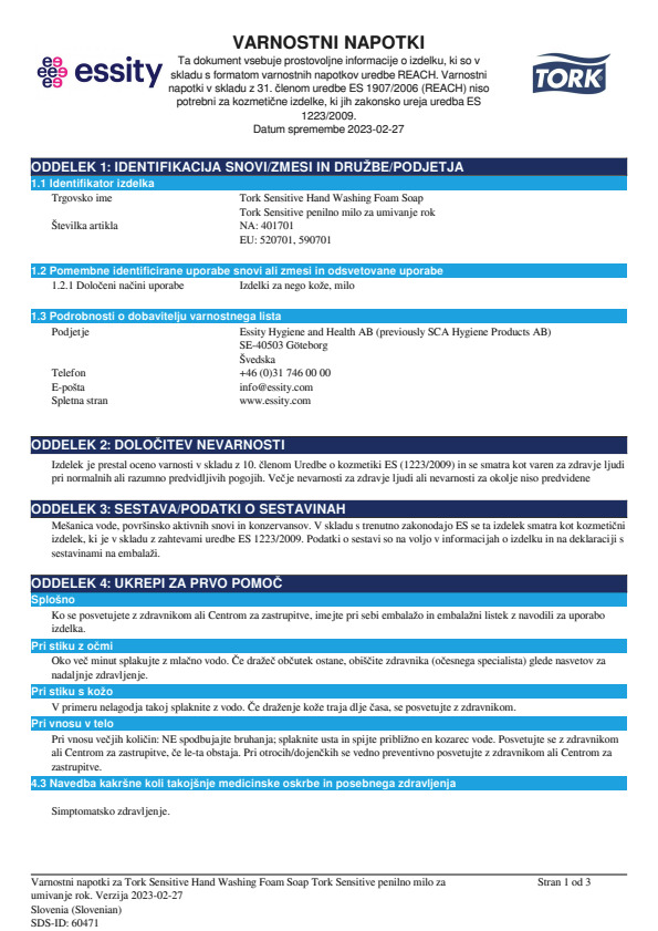 Safety Data Sheet