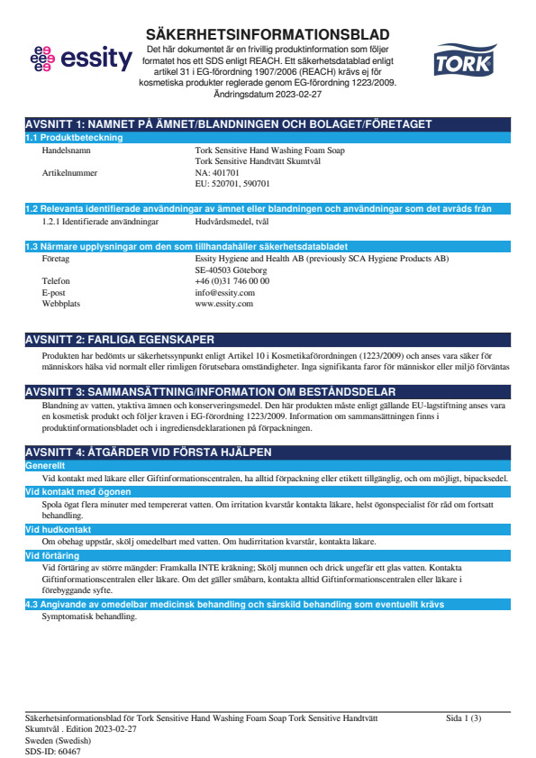 Safety Data Sheet