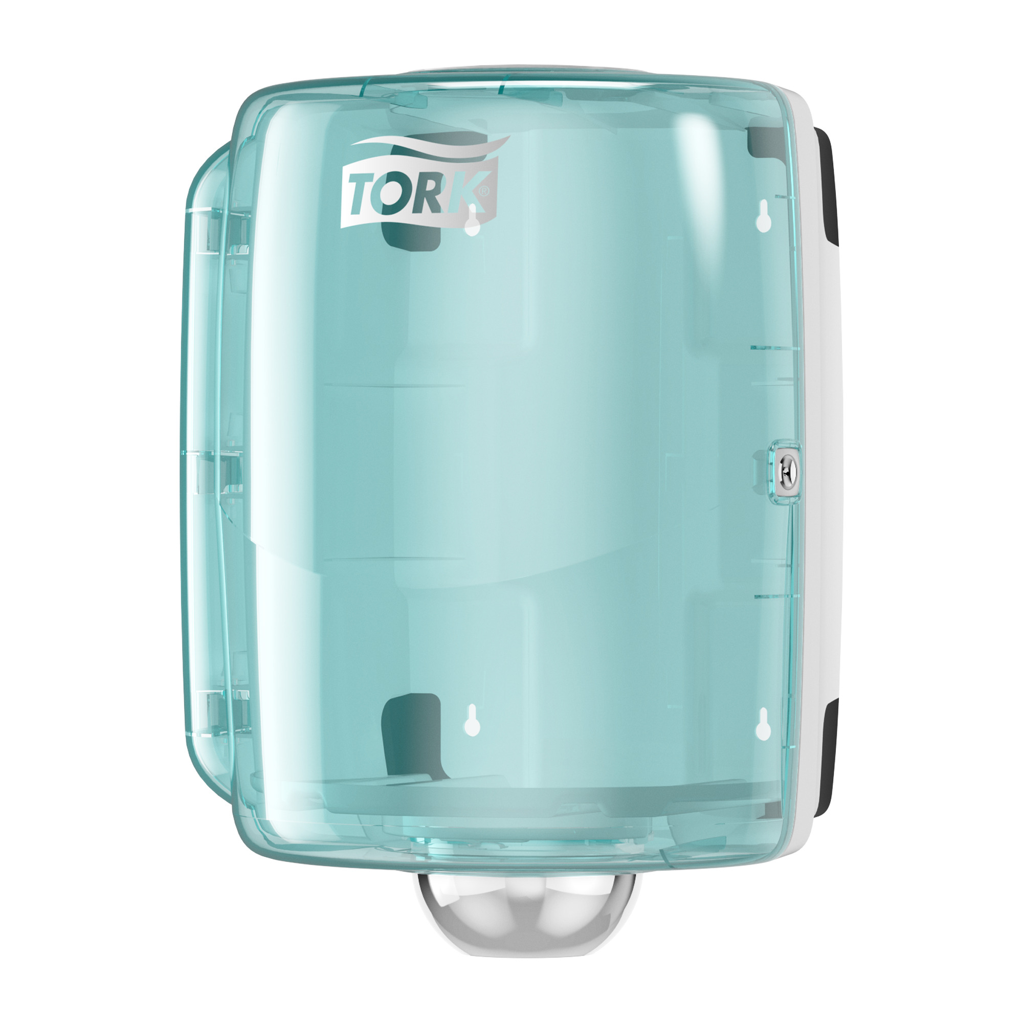 Tork Maxi Distributeur rouleau à dévidage central Aqua/Blanc W2