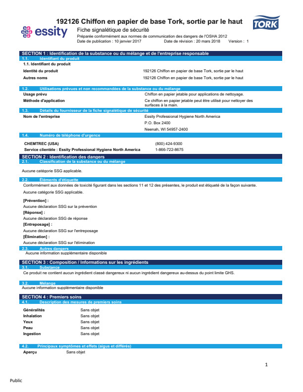 Safety Data Sheet