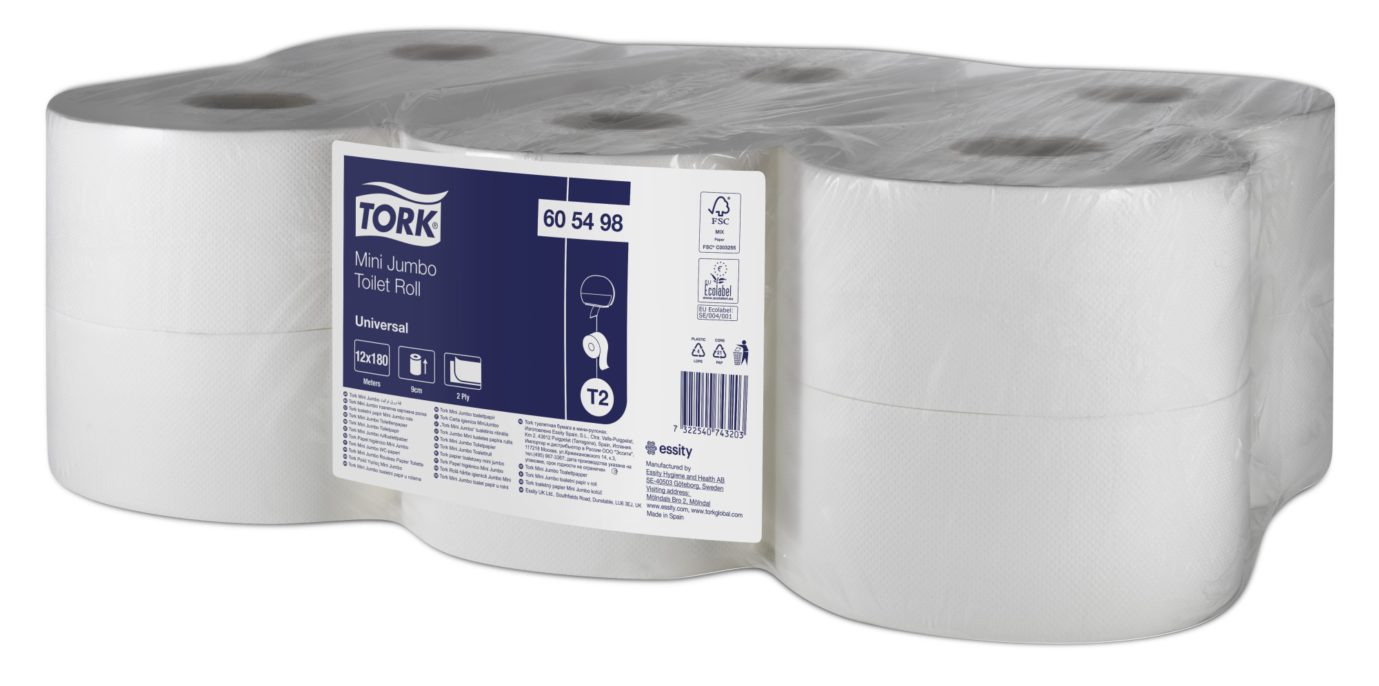 Tork Papel Higiénico Mini Jumbo