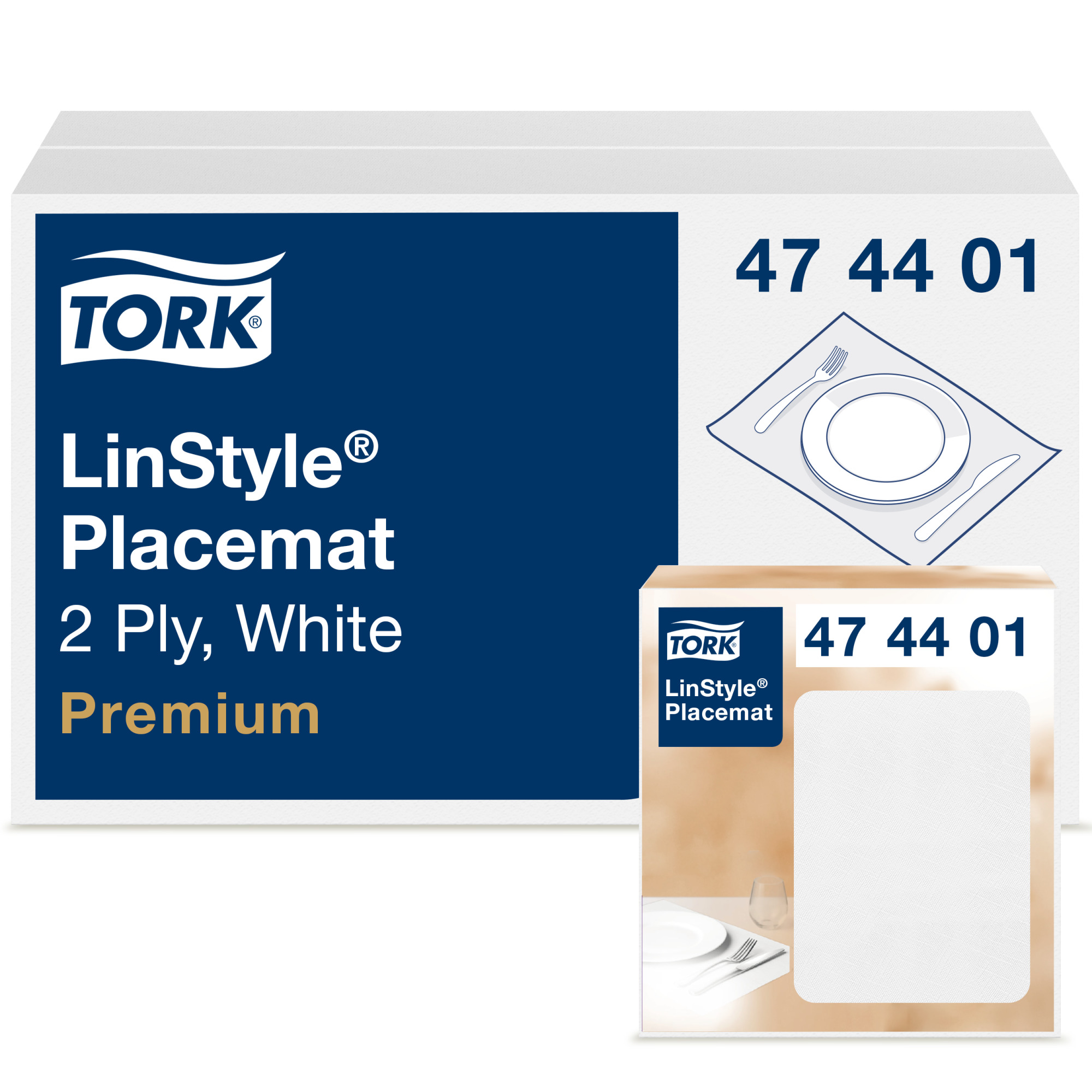 Tork LinStyle® White Placemat