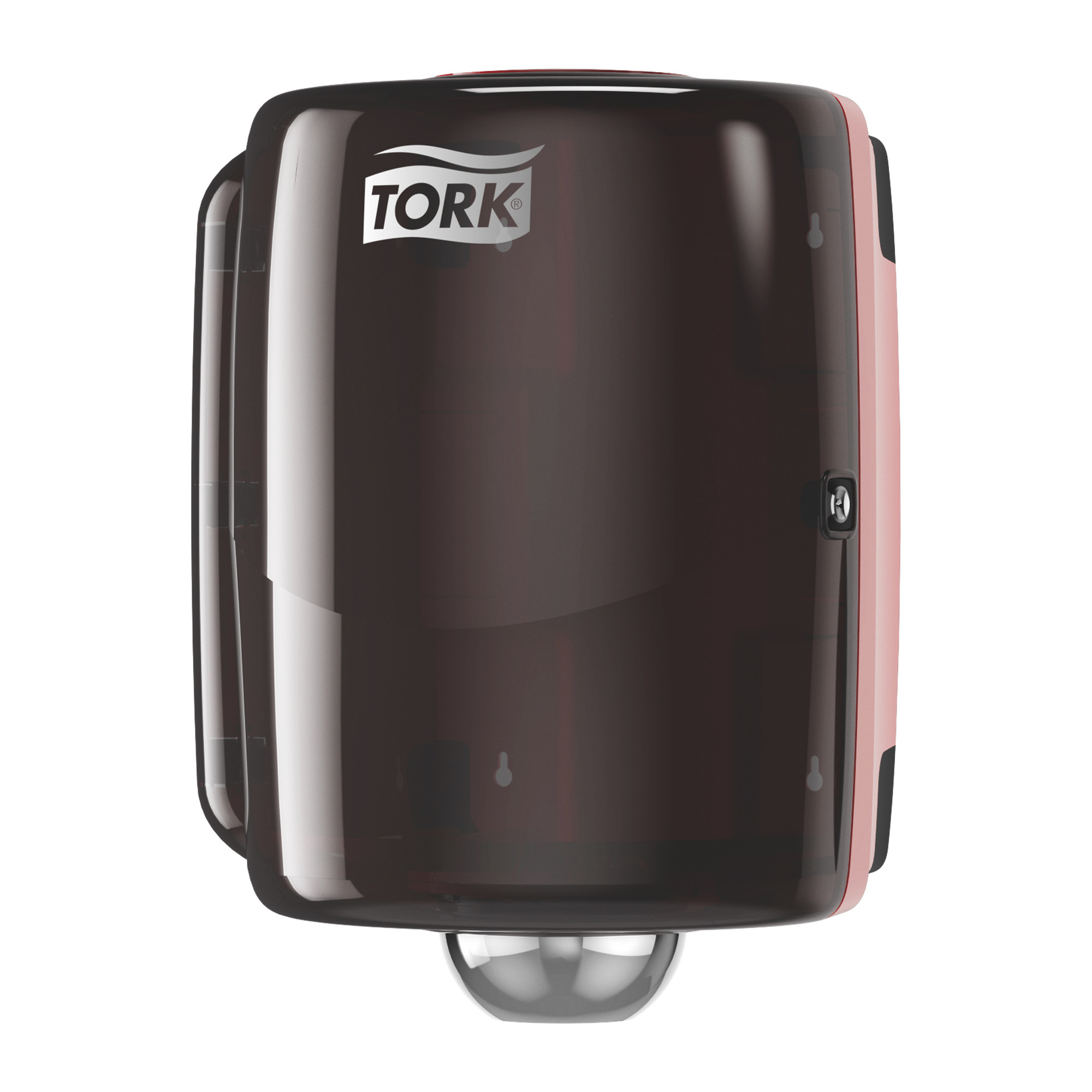 Distributeur rouleau à dévidage central Tork Rouge et Fumée W2