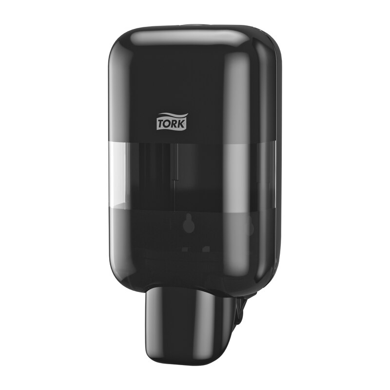 Distributeur de savon et désinfectant Tork Mini, Noir