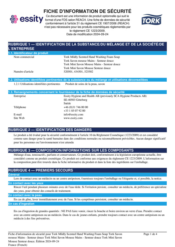 Safety Data Sheet