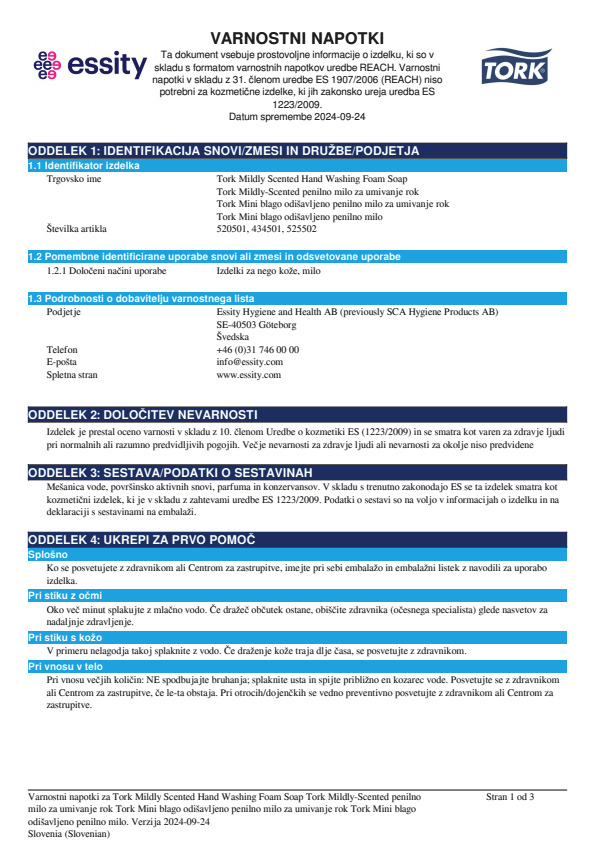 Safety Data Sheet