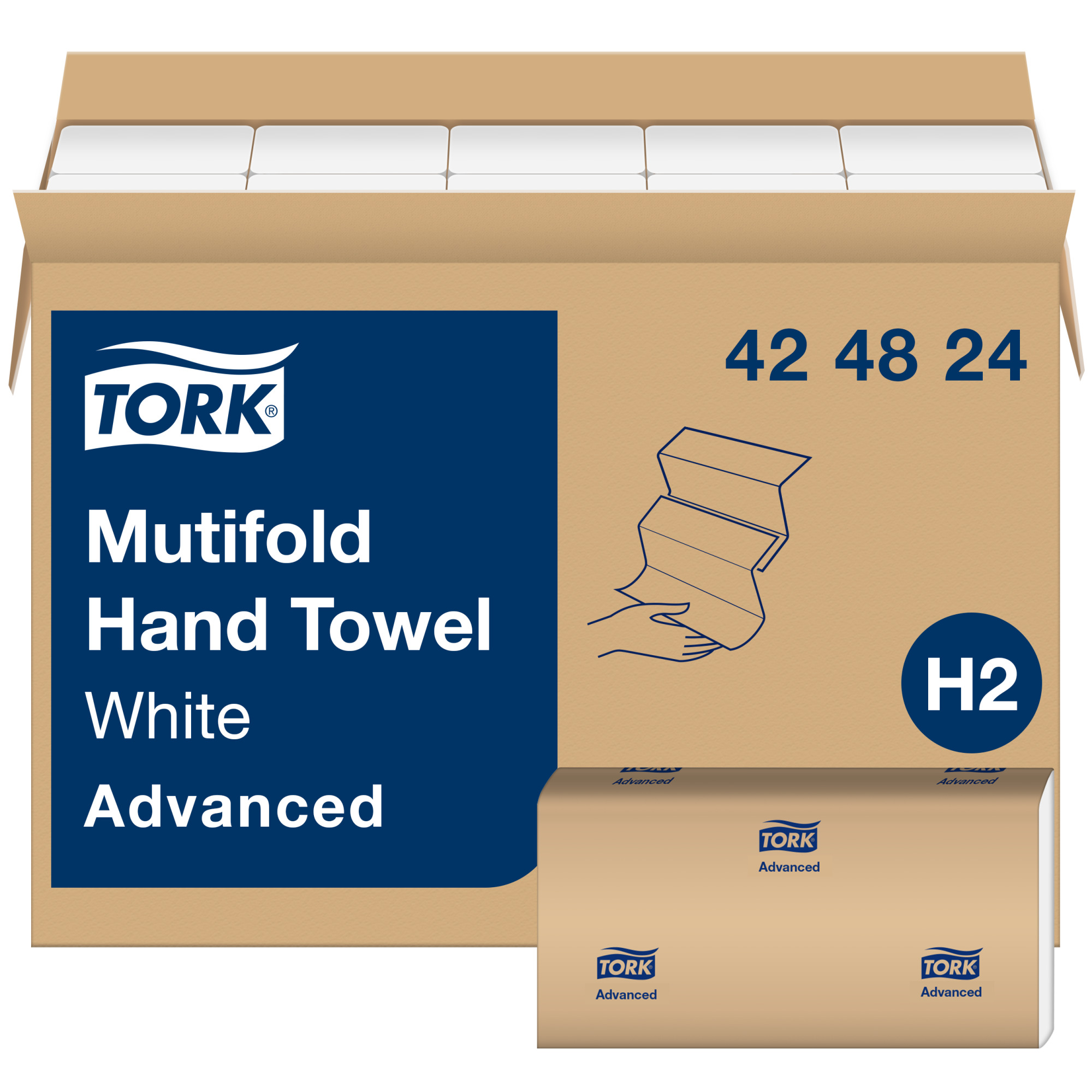 Tork Multifold Hand Towel White H2