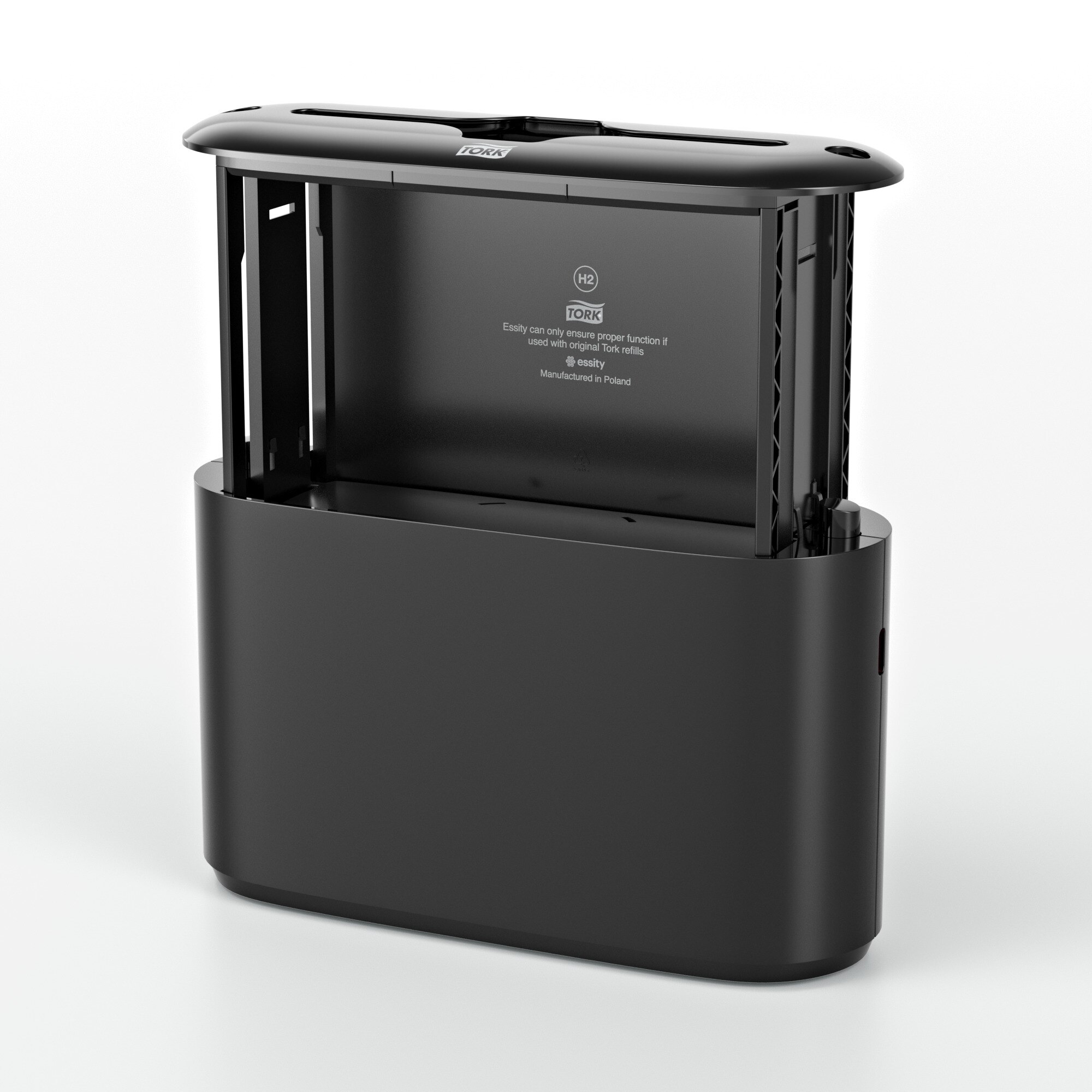 Tork Xpress® Z Katlı Havlu Dispenseri Masa Üstü Siyah H2