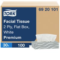 Tork Premium Facial Tissue Flat Box