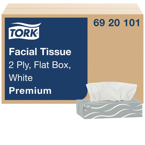 Tork Premium Facial Tissue Flat Box