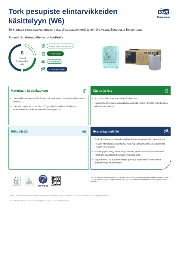 Vastuullisuustietosivu