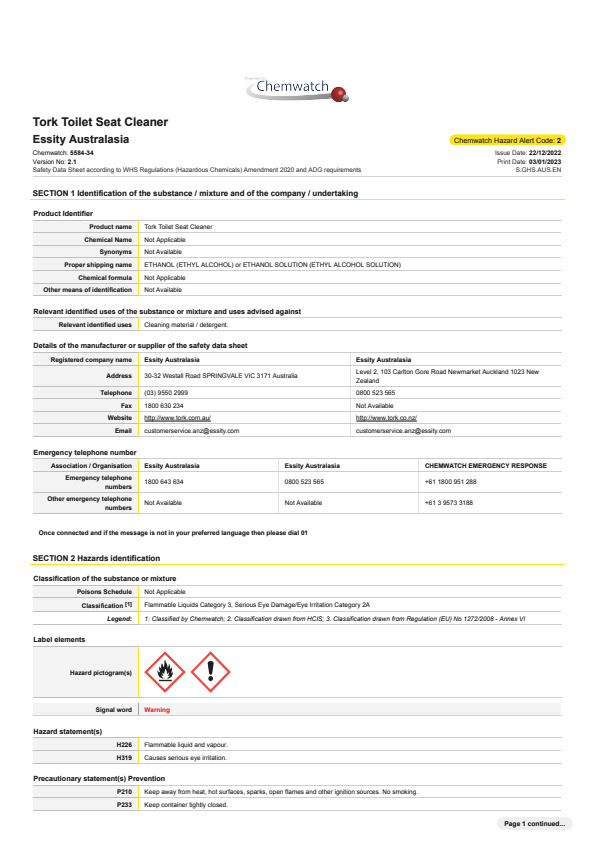 Safety Data Sheet