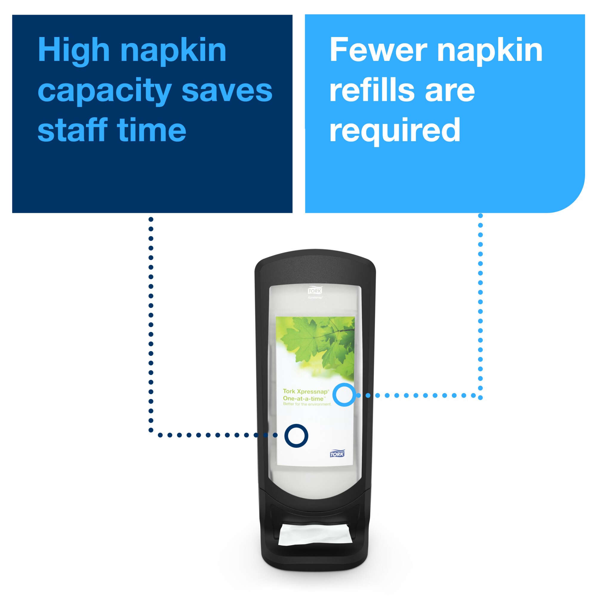 Tork Xpressnap® Stand Napkin Dispenser Black N4