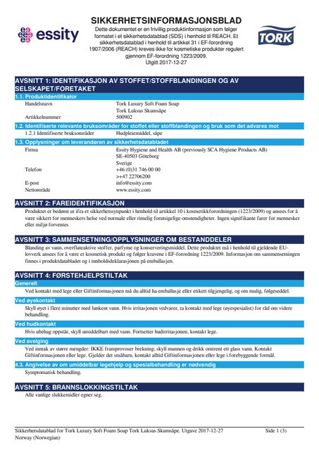 Safety Data Sheet