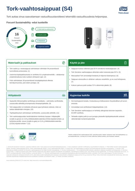 Vastuullisuustietosivu
