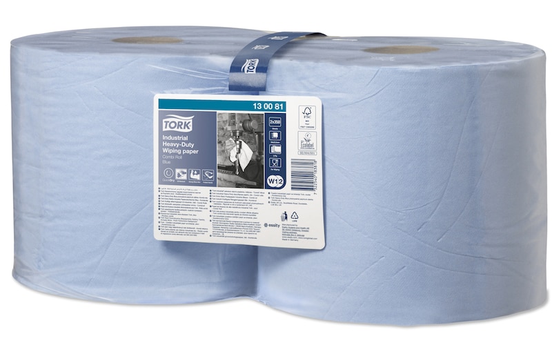 Tork Industrial Heavy-Duty Wiping Paper | 130081 | Wipers and cloths ...