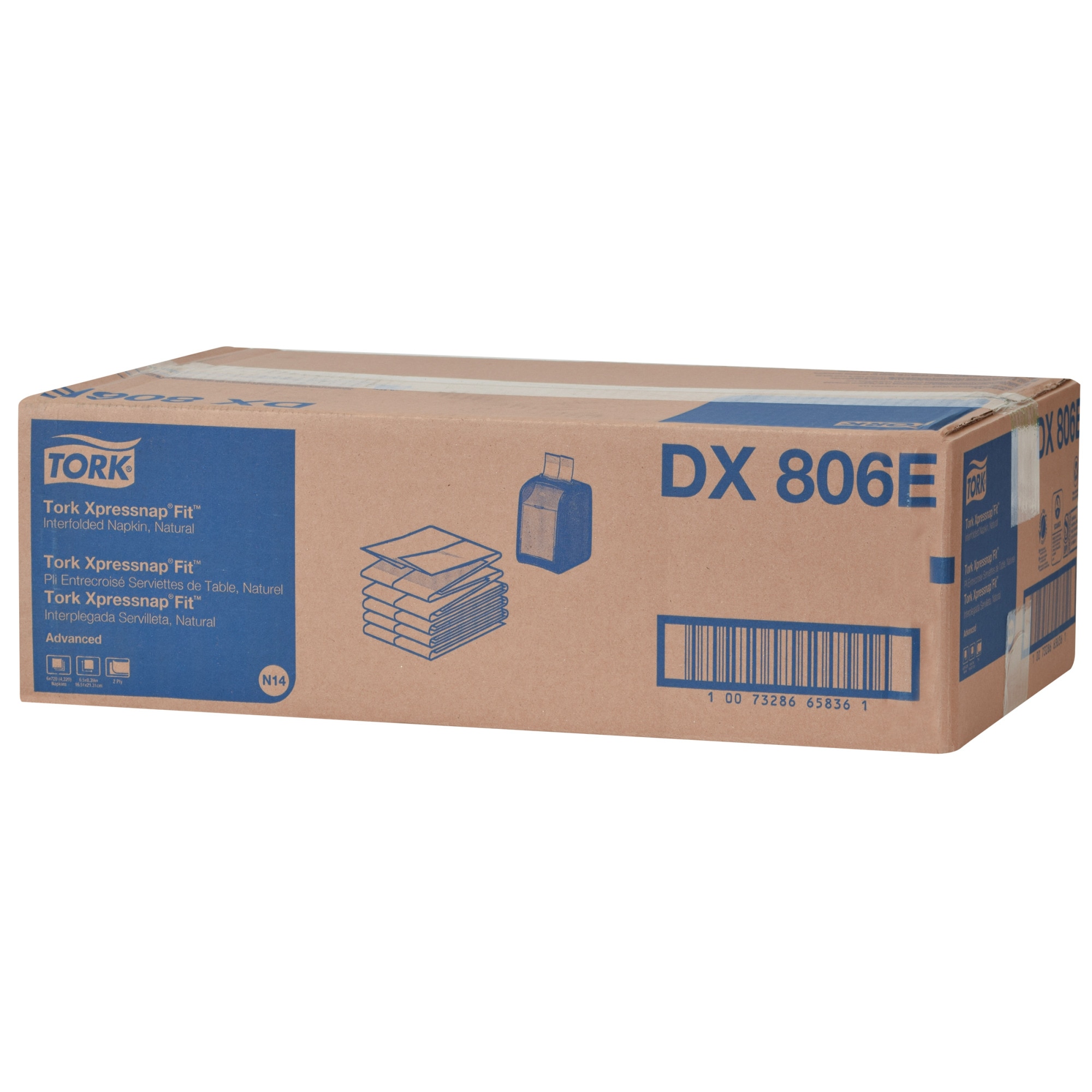 プネクド ハンテップン セット Tork Xpressnap Fit® Natural Dispenser Napkin N14