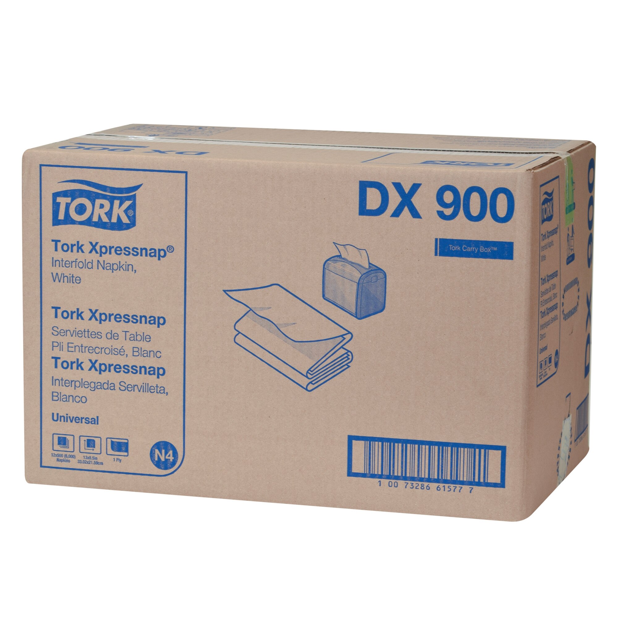Tork Xpressnap® White Dispenser Napkin N4