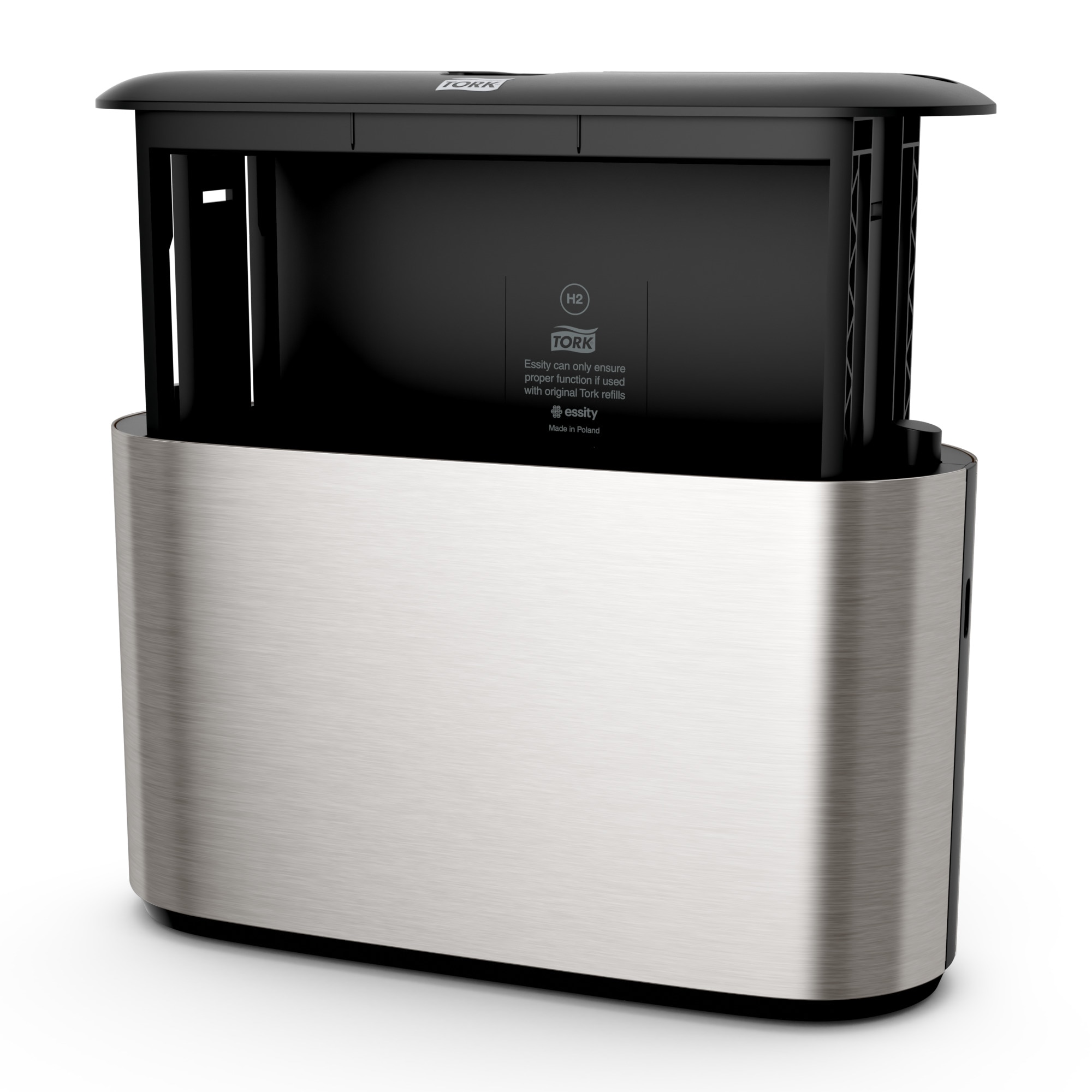 Tork Xpress® Z Katlı Havlu Dispenseri Masa Üstü Paslanmaz Çelik H2