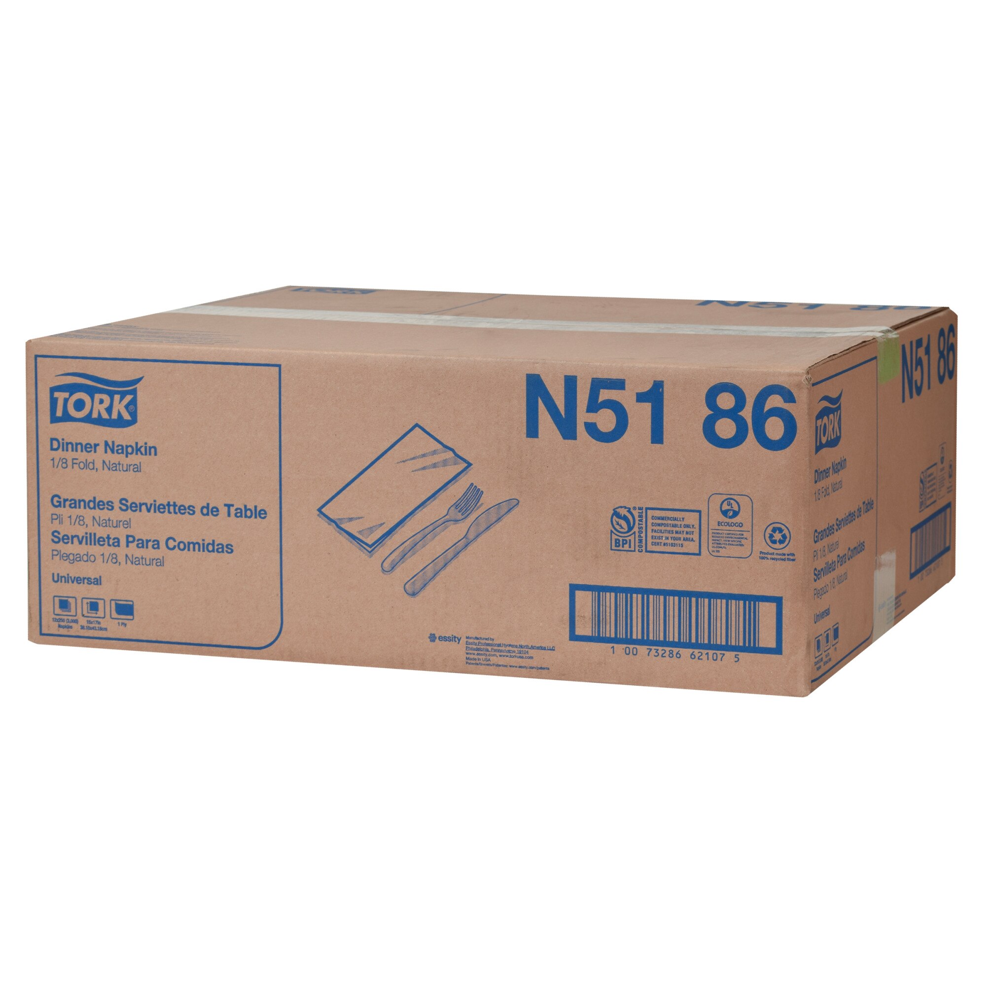 Tork Natural Dinner Napkin