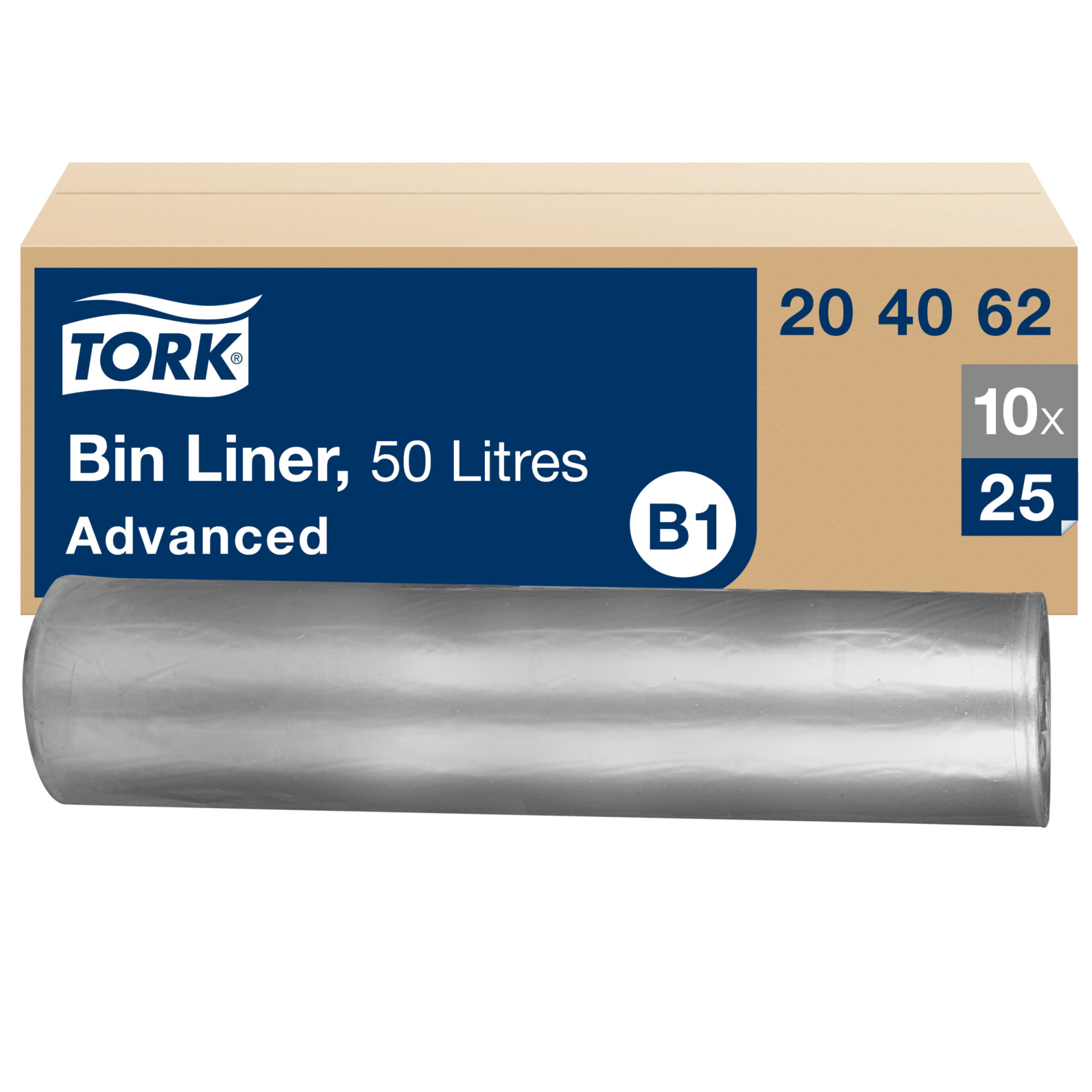 Tork Sacs-poubelle Transparent 50 l B1