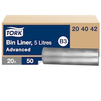 Tork 5L Afvalzak B3 transparant