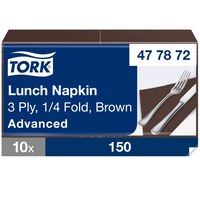 Tork Soft Lunchservietten Braun