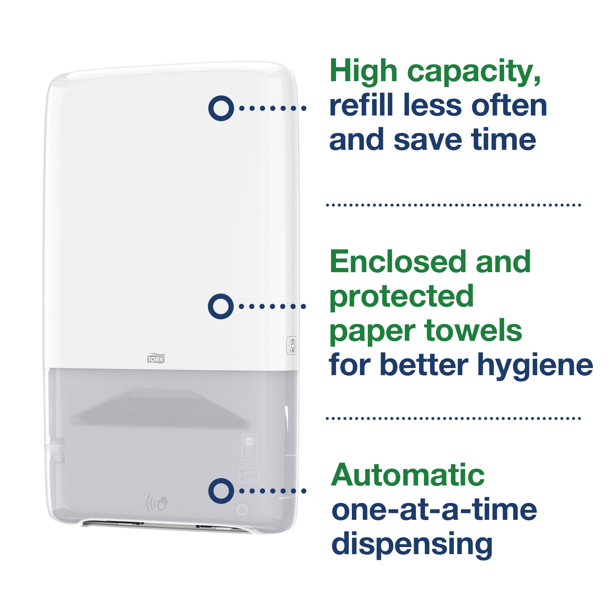 Tork PeakServe® Automatic Continuous™ Paper Hand Towel Dispenser
