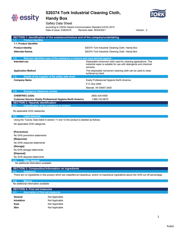 Safety Data Sheet