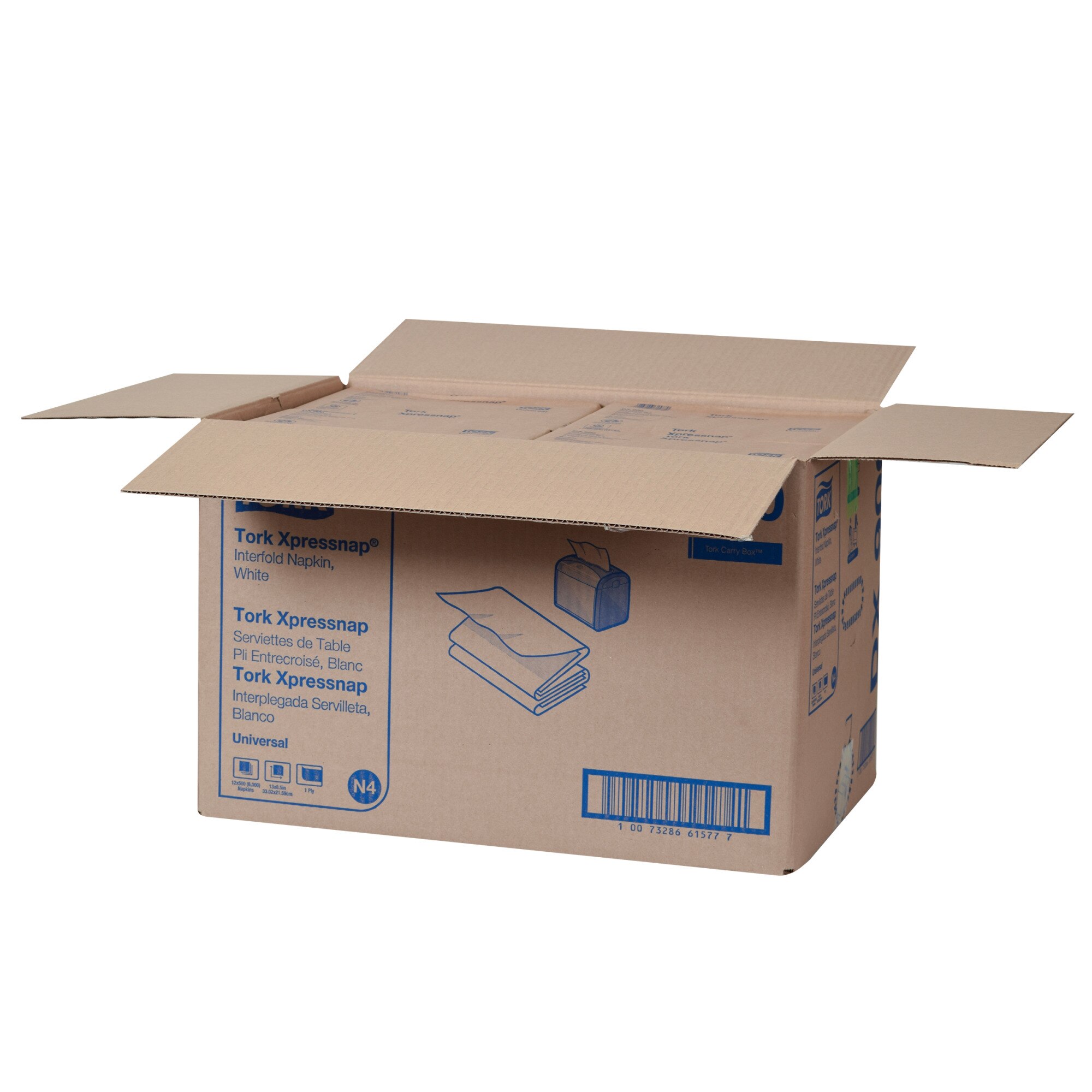 Tork Xpressnap® White Dispenser Napkin N4