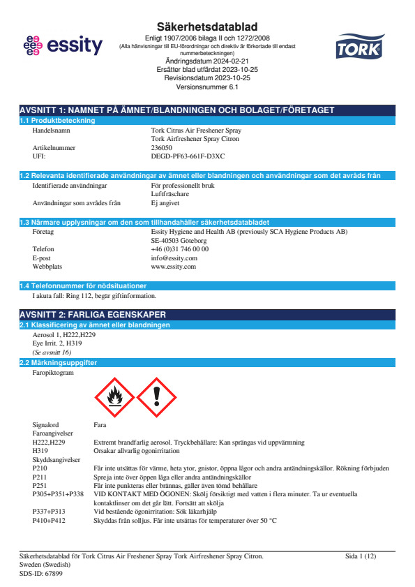 Safety Data Sheet
