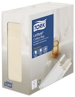 Tork Premium Linstyle® конверт для столовых приборов с кремовой салфеткой