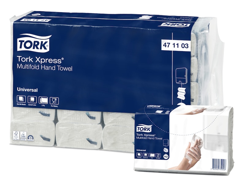 Tork Xpress Multifold Universal Håndklædeark Z-fold