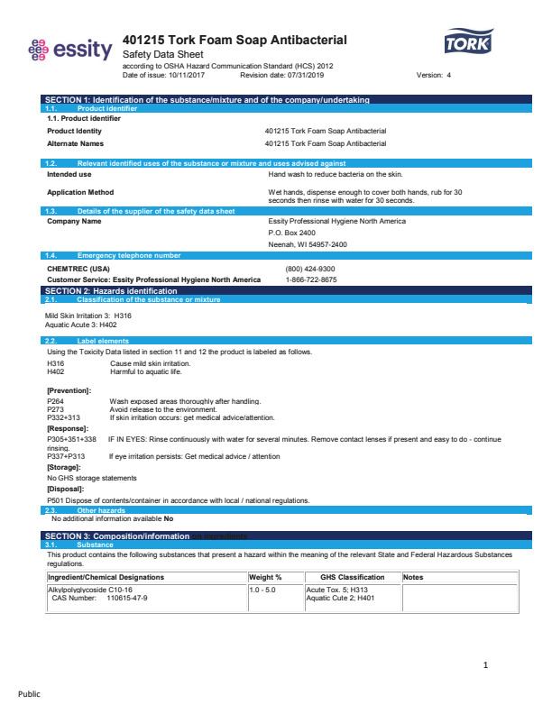 Safety Data Sheet