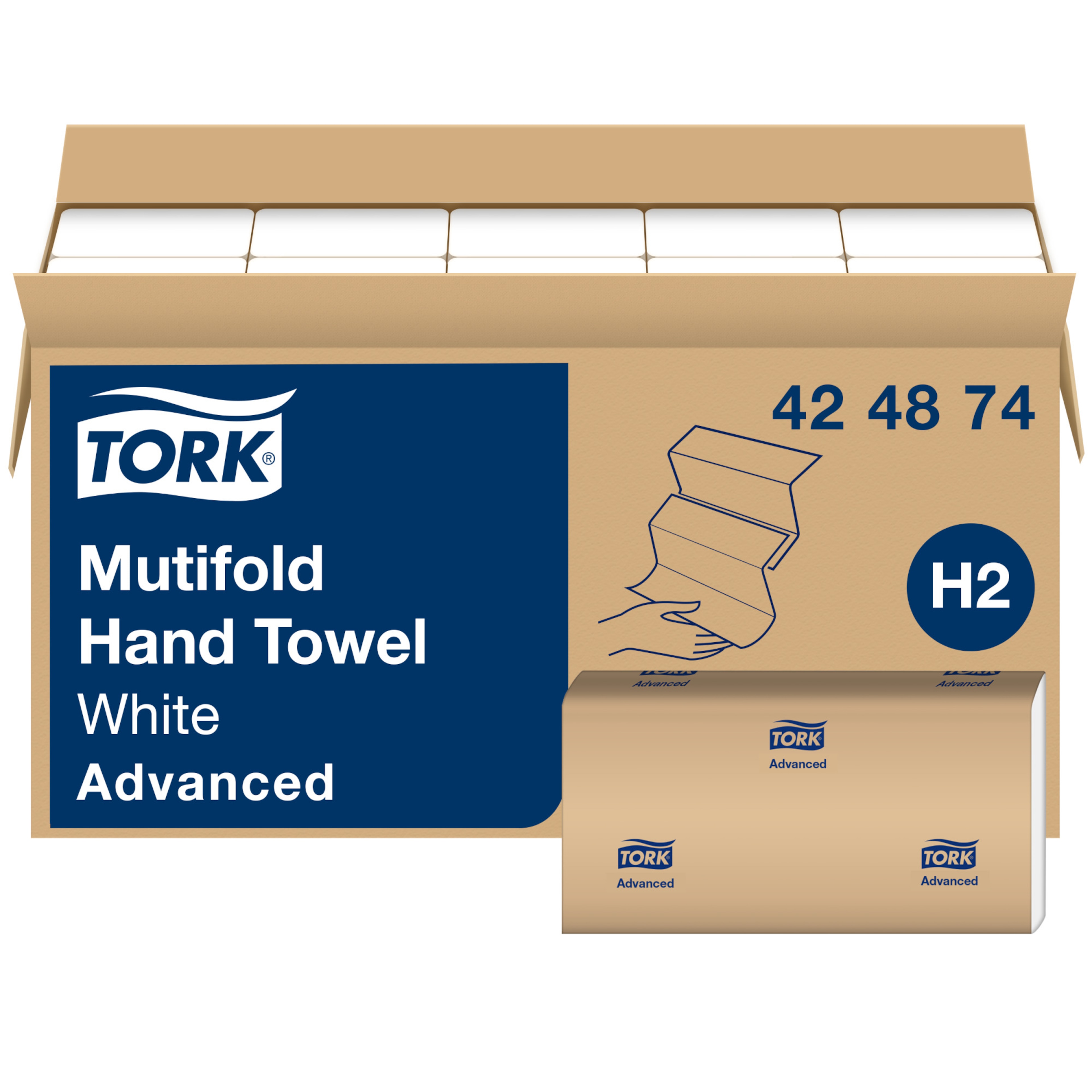 Tork Multifold Hand Towel White H2