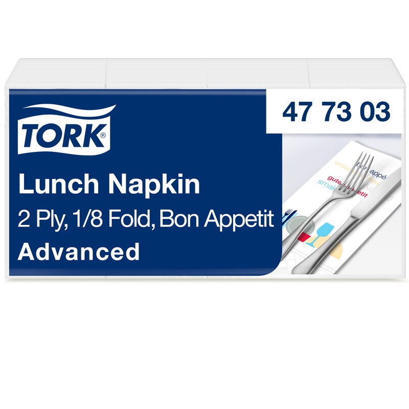 Tork Lunchservietten Bon Appetit 1/8-Falz