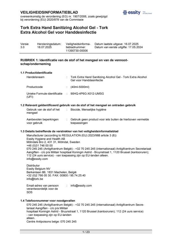 Safety Data Sheet