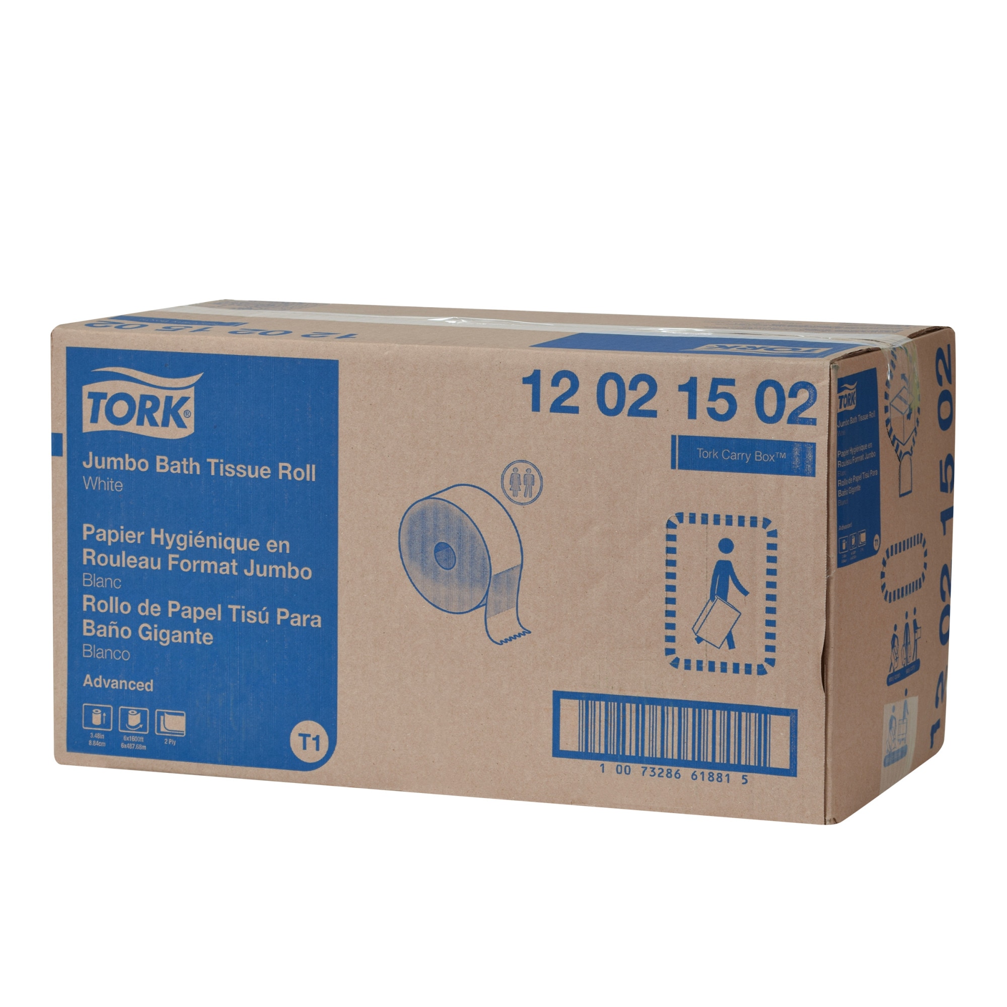 Tork Jumbo Toilet Paper Roll White T1