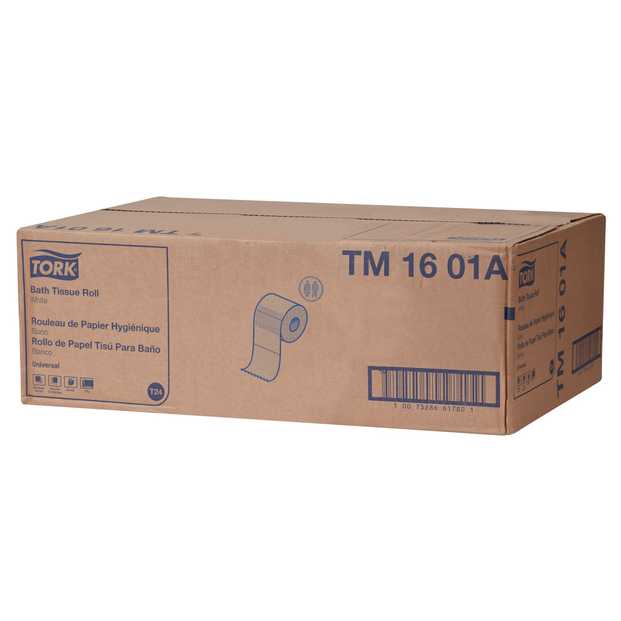 Tork Universal Bath Tissue Roll, 2-Ply