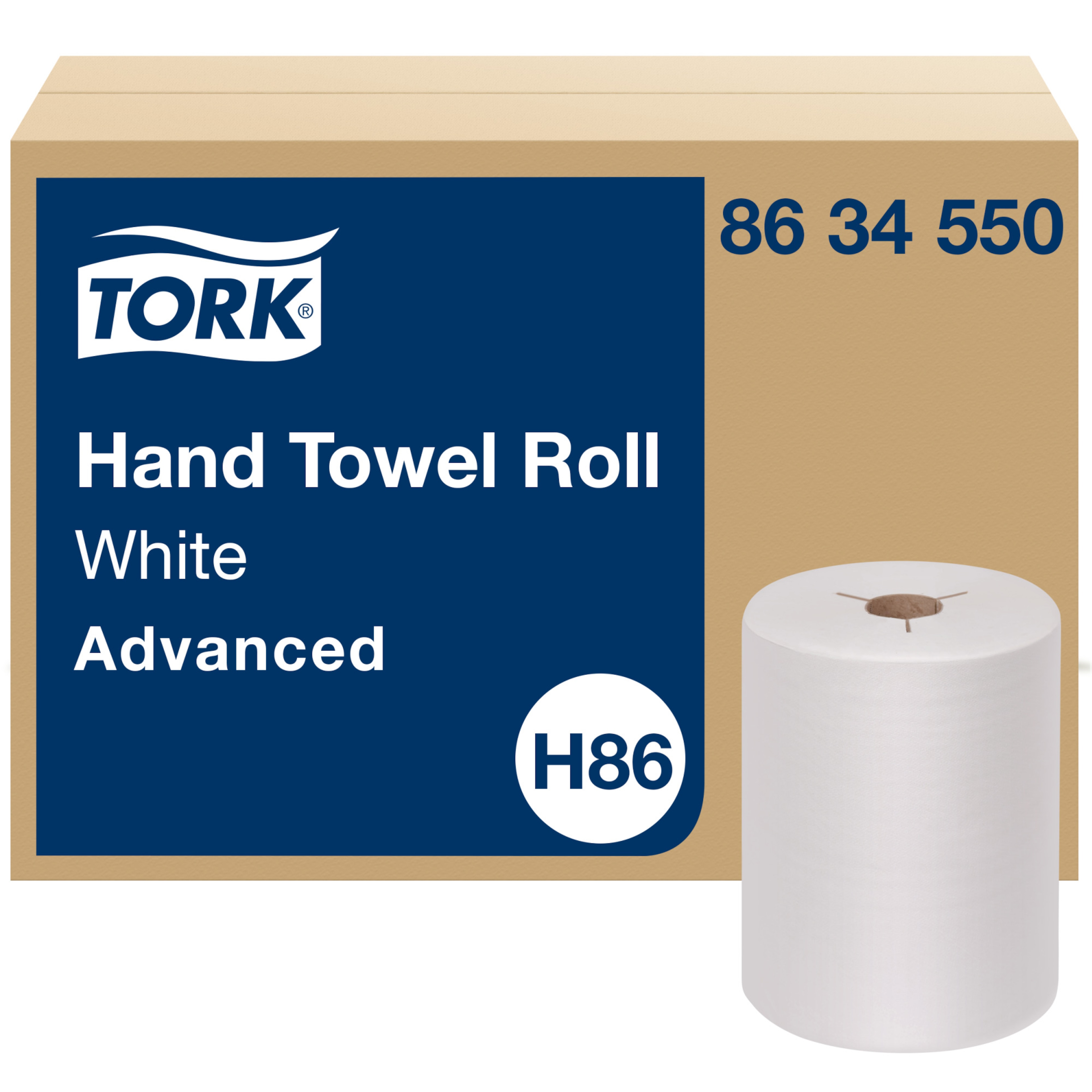 Tork Paper Hand Towel Roll White H86
