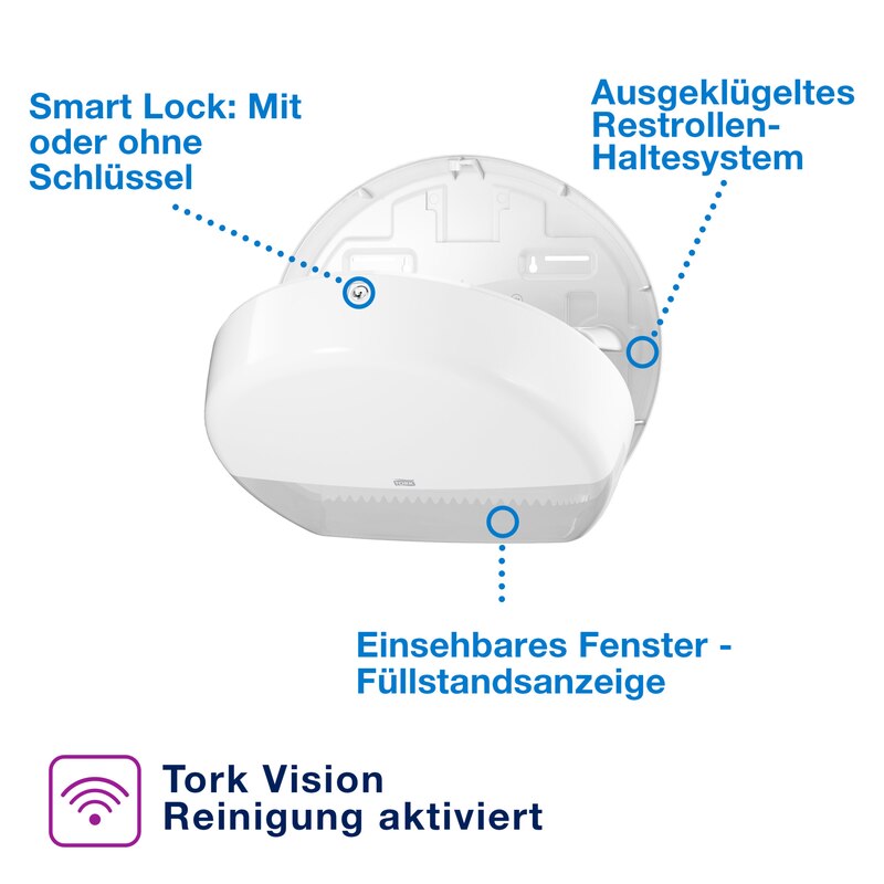 TORK Jumbo-Toilettenpapier T1 Universal 1-lagig TORK Jumbo-Toilettenpapier T1 Universal 1-lagig