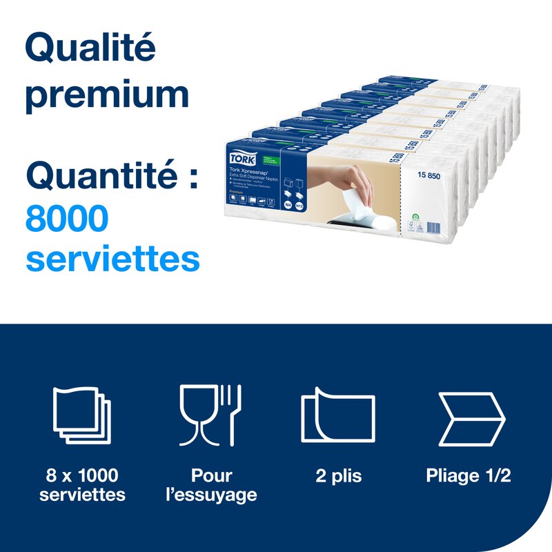 Distributeur De Serviettes Tork Xpressnap Noir - Économique & Hygénique | Pour Restauration Rapide