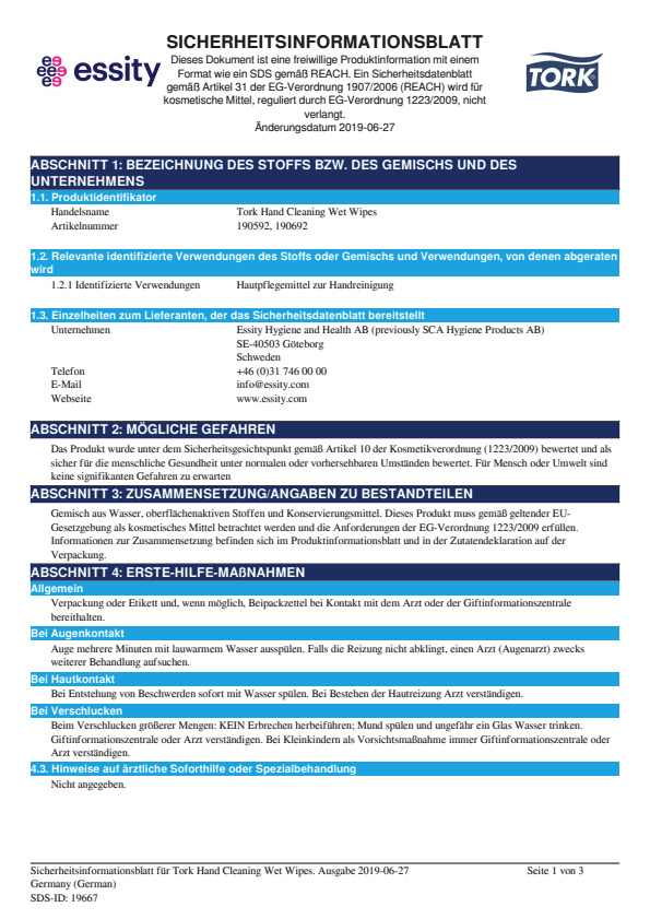 Safety Data Sheet