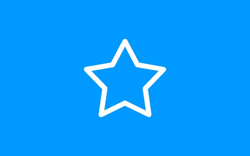 Icône d’étoile blanche symbolisant l’efficacité de nettoyage
