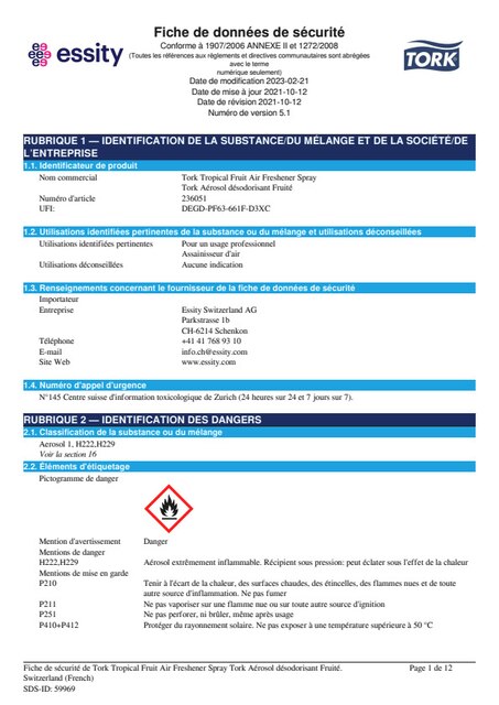Safety Data Sheet