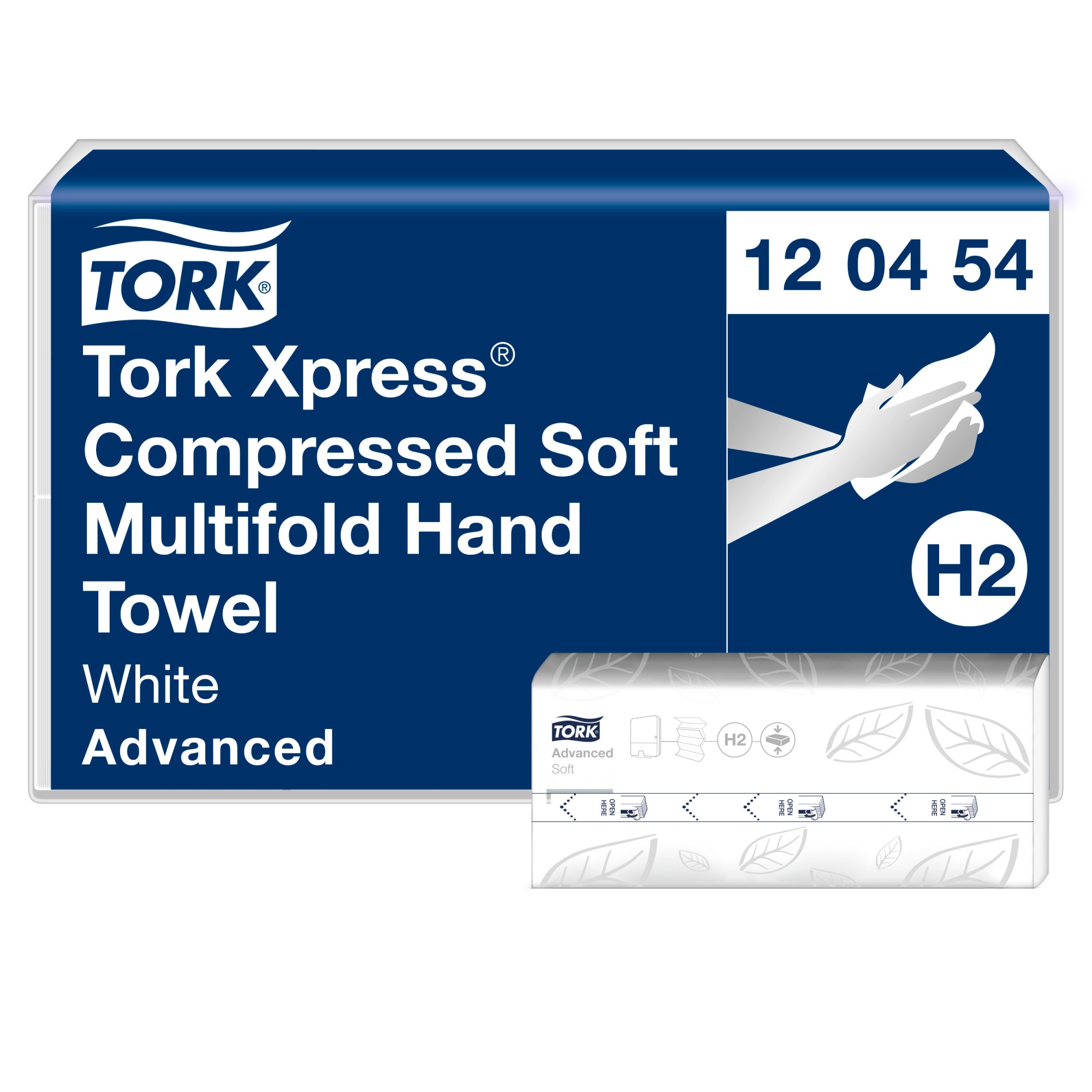 Tork Xpress® Compressed Soft Multifold Hand Towels White H2