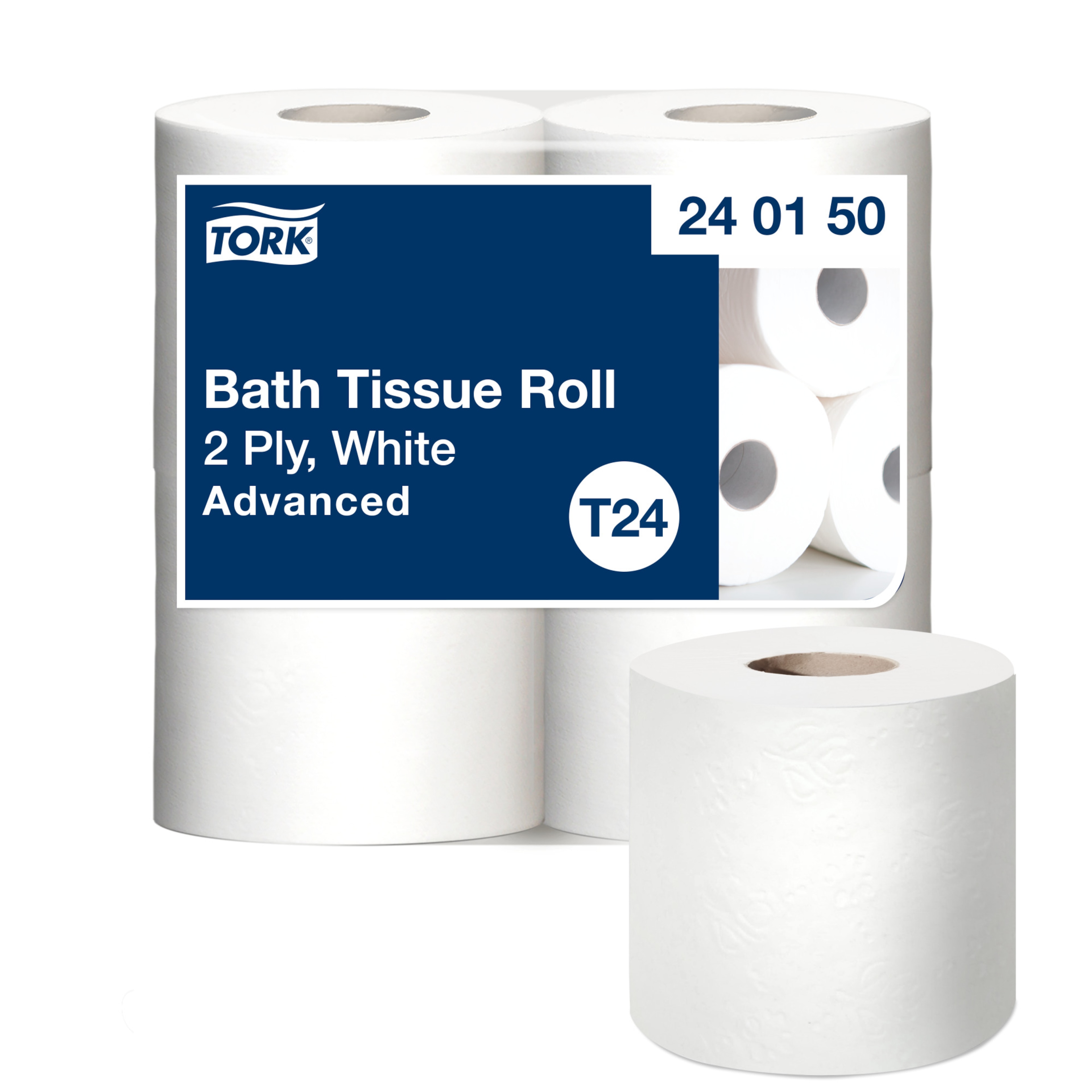 Tork Advanced Bath Tissue Roll, T24