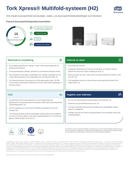 Sustainability-informatieblad