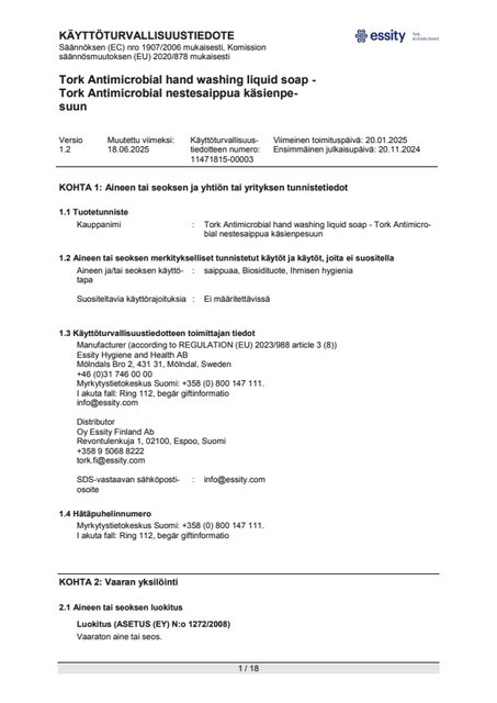 Safety Data Sheet
